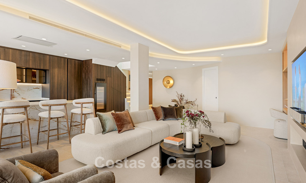 Luxueus duplex penthouse te koop in een vijfsterren strandcomplex op de New Golden Mile tussen Marbella en Estepona 797763