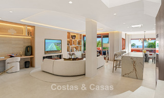Luxueus duplex penthouse te koop in een vijfsterren strandcomplex op de New Golden Mile tussen Marbella en Estepona 797771 