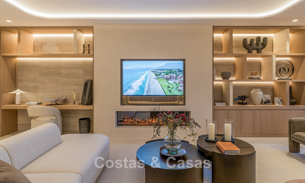 Luxueus duplex penthouse te koop in een vijfsterren strandcomplex op de New Golden Mile tussen Marbella en Estepona 797776