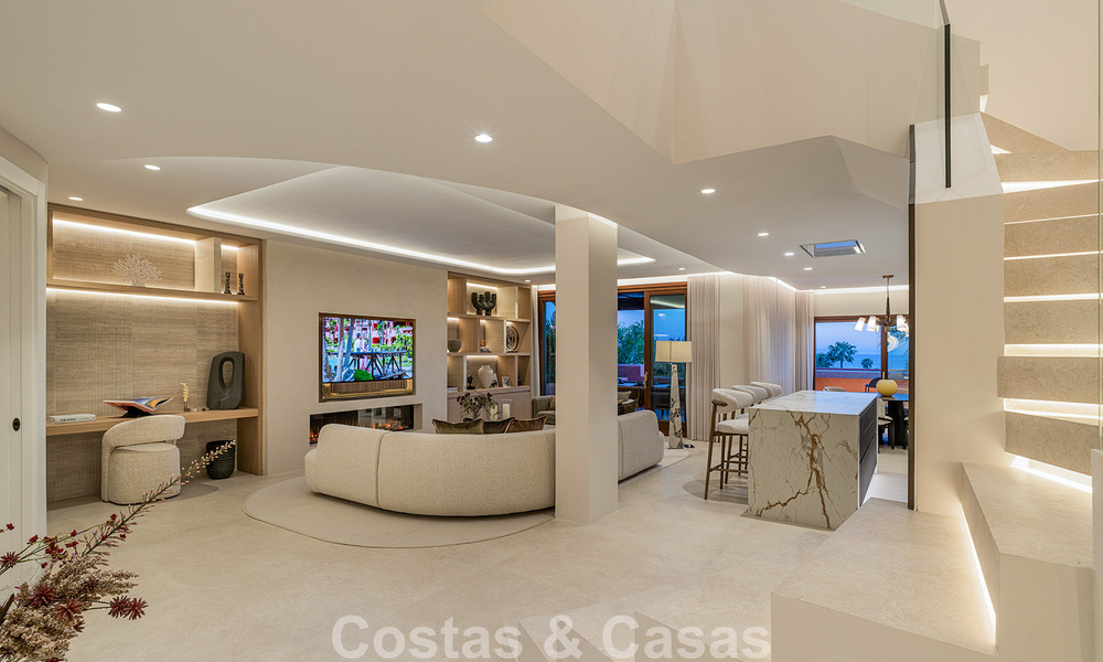 Luxueus duplex penthouse te koop in een vijfsterren strandcomplex op de New Golden Mile tussen Marbella en Estepona 797777