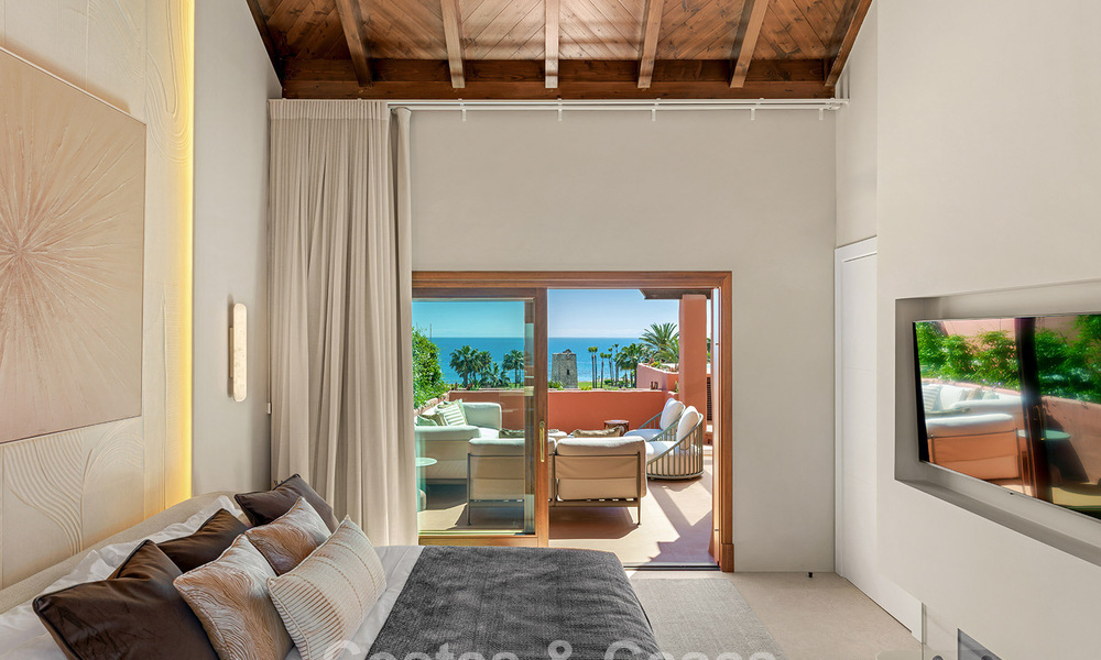 Luxueus duplex penthouse te koop in een vijfsterren strandcomplex op de New Golden Mile tussen Marbella en Estepona 797778