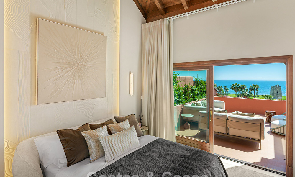 Luxueus duplex penthouse te koop in een vijfsterren strandcomplex op de New Golden Mile tussen Marbella en Estepona 797779