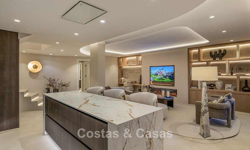 Luxueus duplex penthouse te koop in een vijfsterren strandcomplex op de New Golden Mile tussen Marbella en Estepona 797783