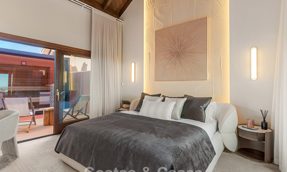 Luxueus duplex penthouse te koop in een vijfsterren strandcomplex op de New Golden Mile tussen Marbella en Estepona 797791