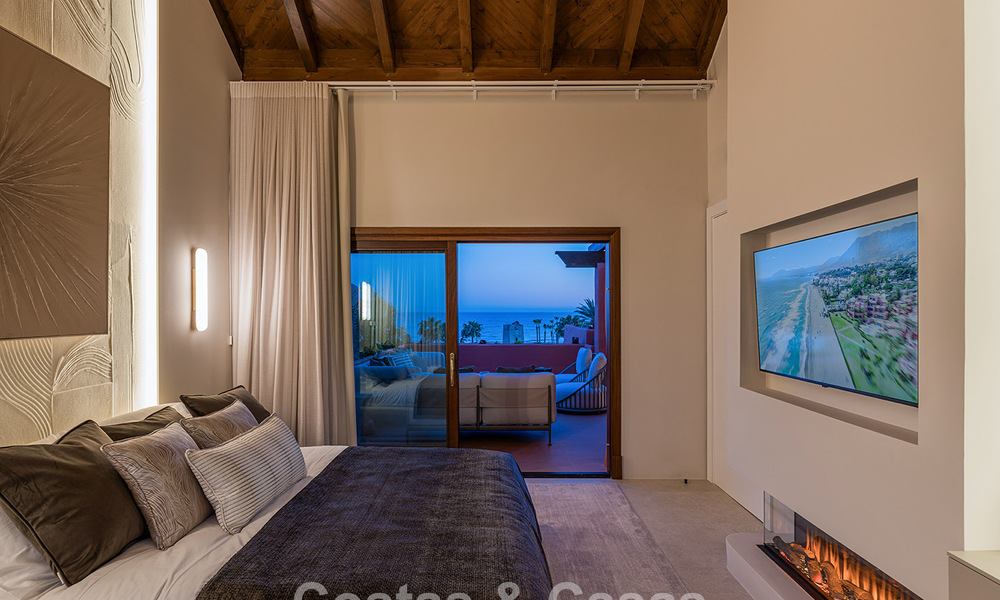 Luxueus duplex penthouse te koop in een vijfsterren strandcomplex op de New Golden Mile tussen Marbella en Estepona 797811