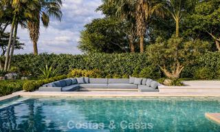 Nieuwe, modernistische luxevilla te koop grenzend aan de golfbaan in Mijas, Costa del Sol 798122 