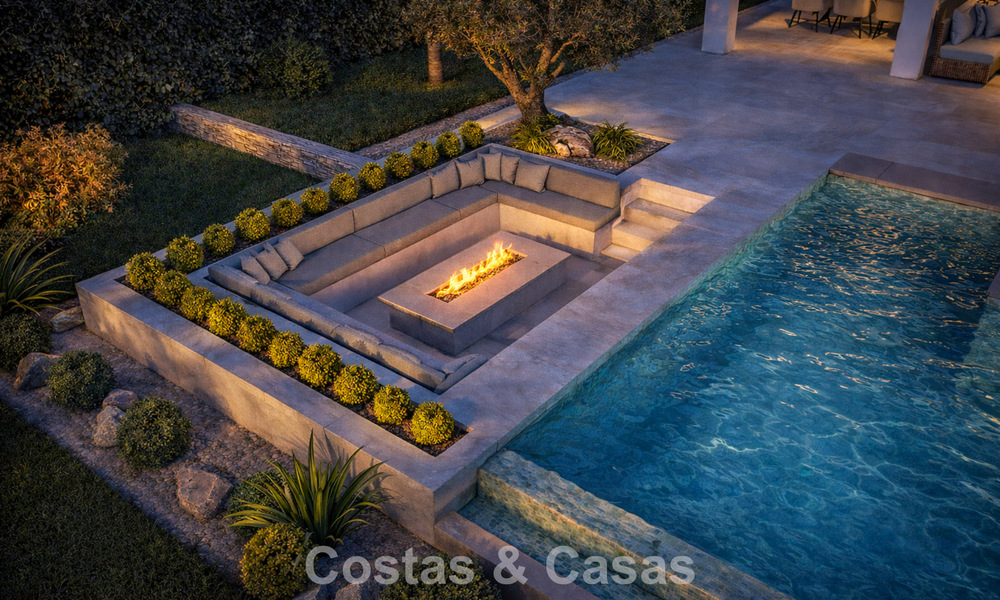 Nieuwe, modernistische luxevilla te koop grenzend aan de golfbaan in Mijas, Costa del Sol 798128
