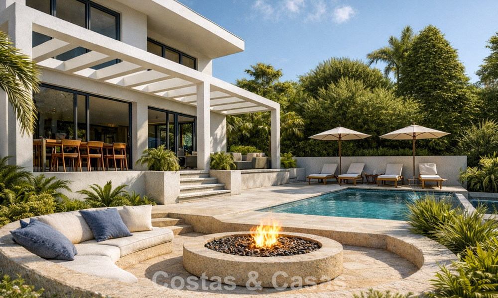 Fantastische frontline golfvilla met fenomenaal uitzicht te koop in La Cala Golf Resort in Mijas, Costa del Sol 798140