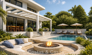 Fantastische frontline golfvilla met fenomenaal uitzicht te koop in La Cala Golf Resort in Mijas, Costa del Sol 798140 
