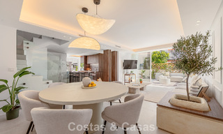 Gerenoveerd schakelwoning te koop aan de Golden Mile op loopafstand van het strand en Puente Romano, Marbella 797320 