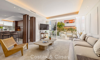 Gerenoveerd schakelwoning te koop aan de Golden Mile op loopafstand van het strand en Puente Romano, Marbella 797321 