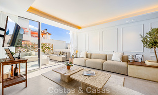 Gerenoveerd schakelwoning te koop aan de Golden Mile op loopafstand van het strand en Puente Romano, Marbella 797323 