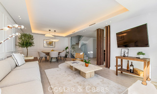 Gerenoveerd schakelwoning te koop aan de Golden Mile op loopafstand van het strand en Puente Romano, Marbella 797324 