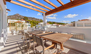 Gerenoveerd schakelwoning te koop aan de Golden Mile op loopafstand van het strand en Puente Romano, Marbella 797344 