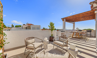 Gerenoveerd schakelwoning te koop aan de Golden Mile op loopafstand van het strand en Puente Romano, Marbella 797346 