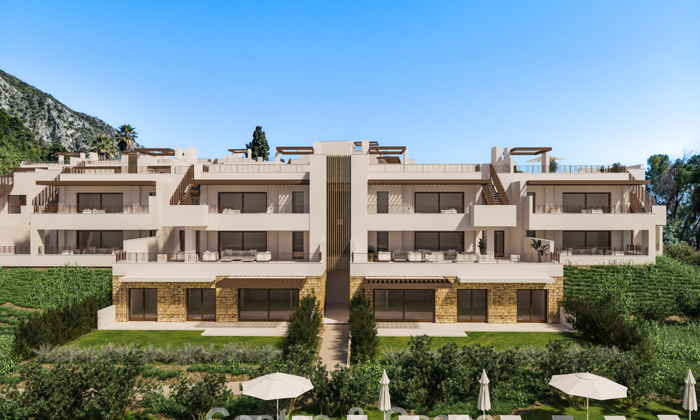 Moderne nieuwbouwappartementen met spectaculair uitzicht te koop vlakbij Marbella aan de Costa del Sol 797140