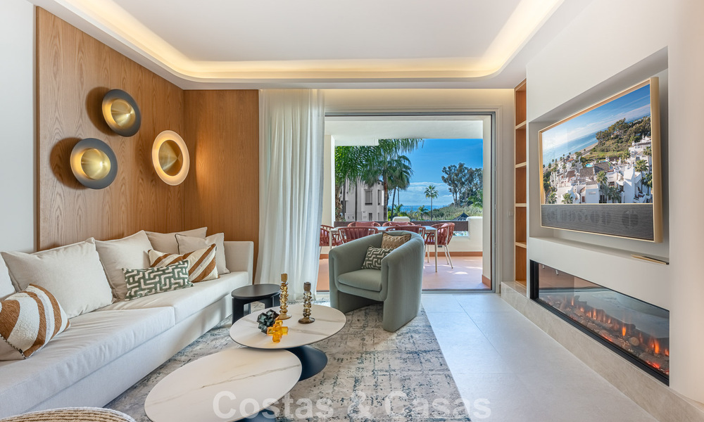 Eersteklas appartement te koop met zeezicht in een strandcomplex op de New Golden Mile tussen Marbella en Estepona 797409