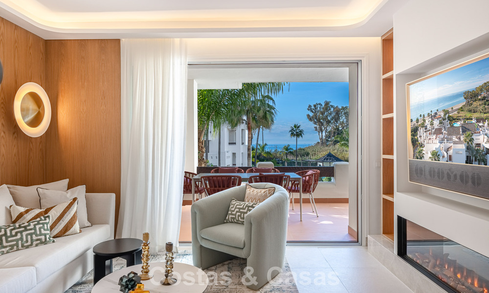 Eersteklas appartement te koop met zeezicht in een strandcomplex op de New Golden Mile tussen Marbella en Estepona 797410
