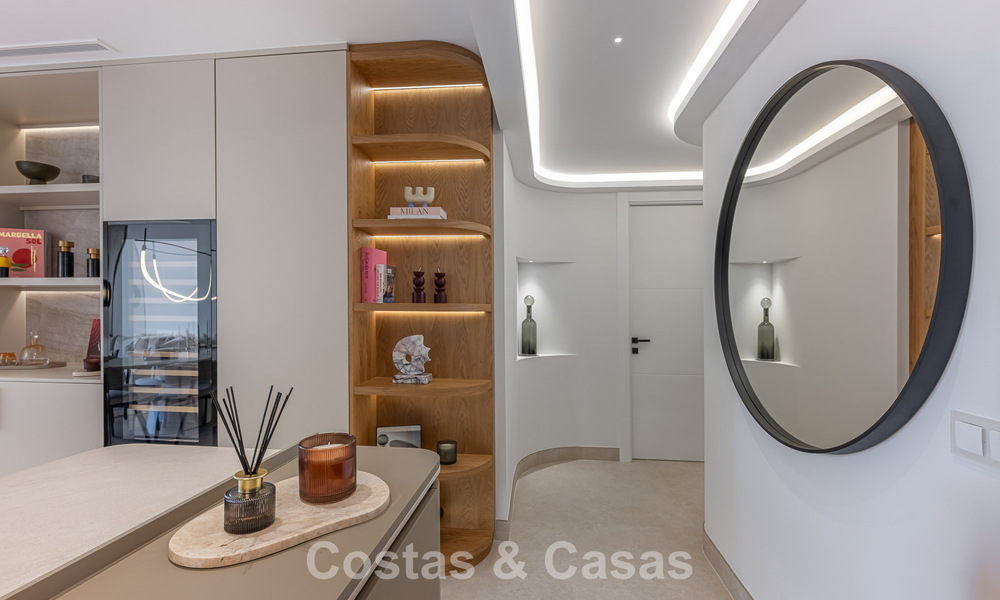 Eersteklas appartement te koop met zeezicht in een strandcomplex op de New Golden Mile tussen Marbella en Estepona 797414
