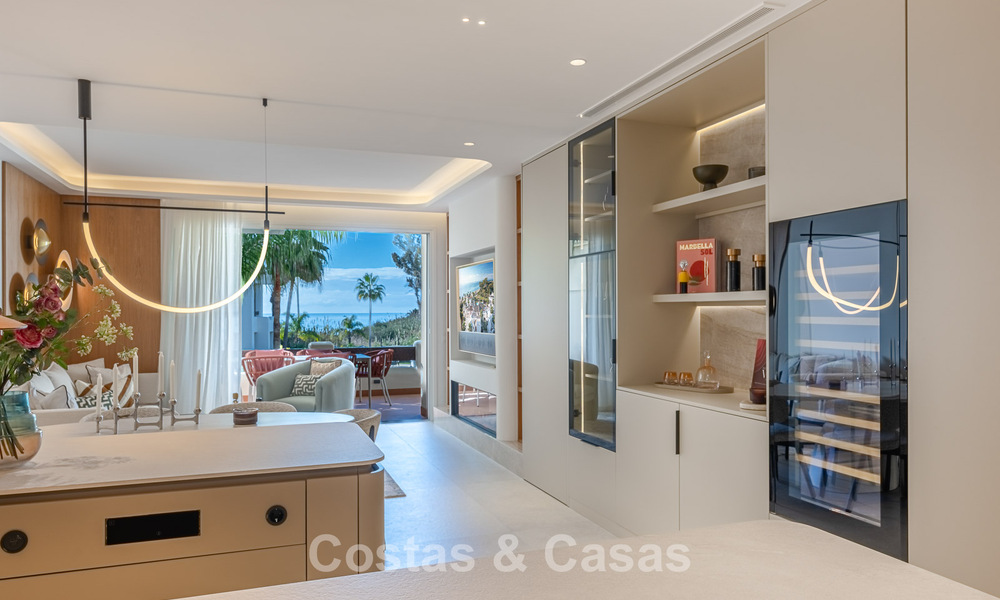 Eersteklas appartement te koop met zeezicht in een strandcomplex op de New Golden Mile tussen Marbella en Estepona 797415