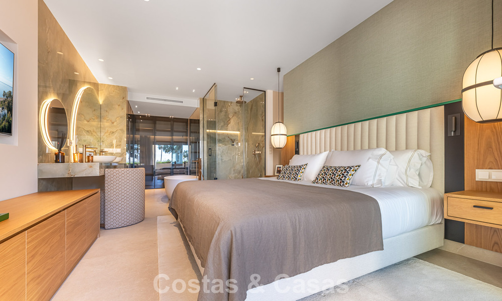 Eersteklas appartement te koop met zeezicht in een strandcomplex op de New Golden Mile tussen Marbella en Estepona 797447