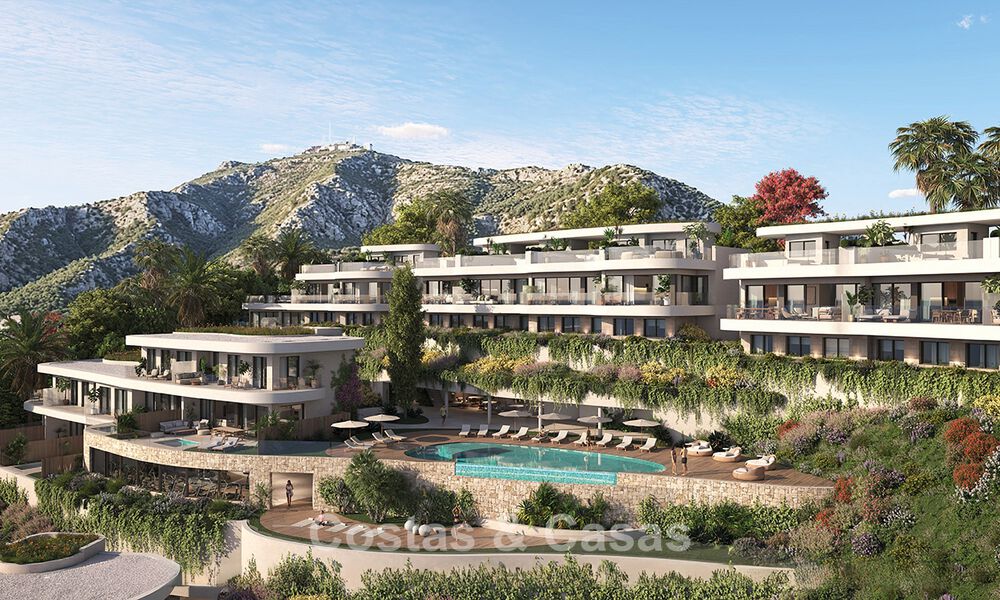 Lancering! Innovatieve schakelvilla’s te koop met privézwembad in een begeerde urbanisatie in Fuengirola, Costa del Sol 797362