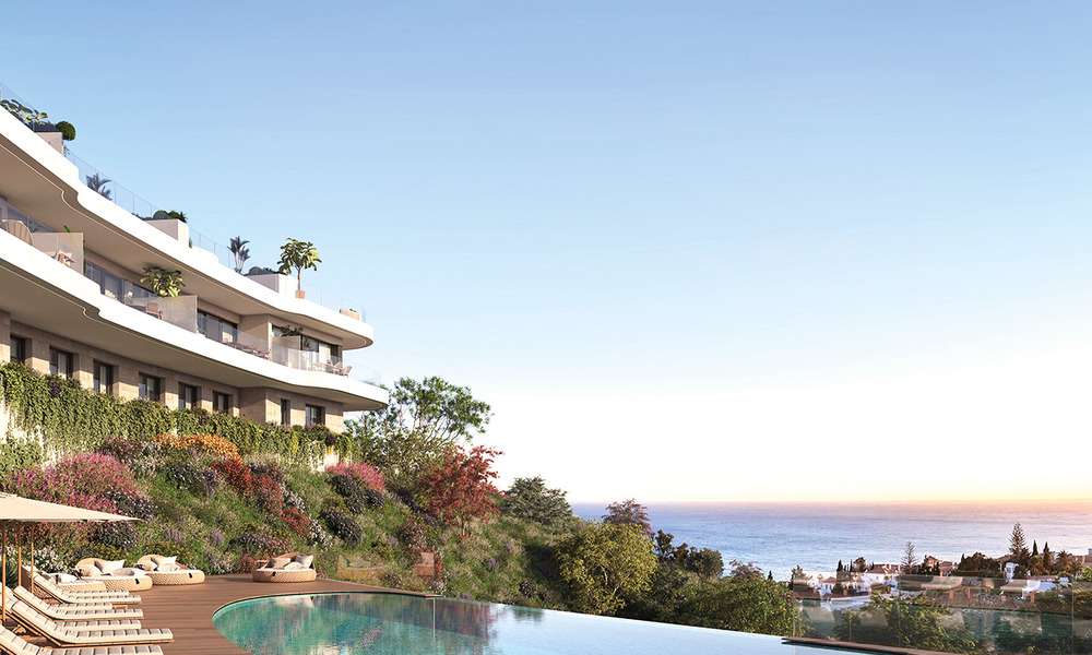 Lancering! Innovatieve schakelvilla’s te koop met privézwembad in een begeerde urbanisatie in Fuengirola, Costa del Sol 797370