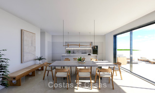 Nieuw villaproject te koop dicht bij het strand en golfbanen in Casares, Costa del Sol 797472 