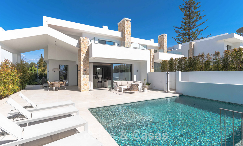 Gloednieuwe, moderne luxevilla met privézwembad te koop in San Pedro, Marbella 797477