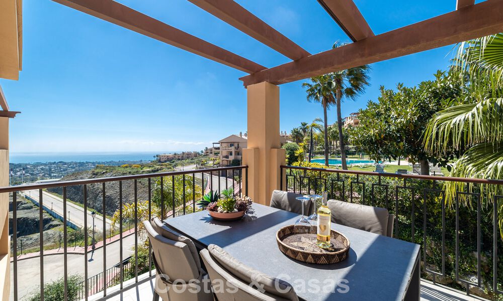 Prestigieus luxepenthouse met panoramisch golf- en zeezicht te koop in Marbella - Benahavis 797527