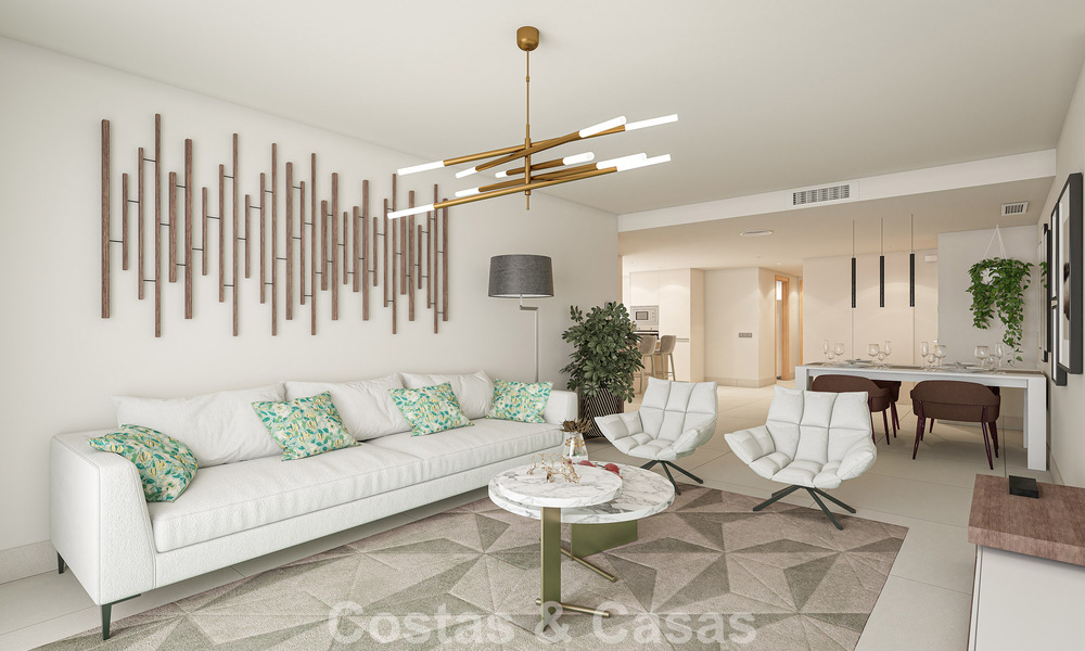 Hedendaagse luxe nieuwbouwappartementen met betoverend zeezicht te koop in Manilva, Costa del Sol 797566