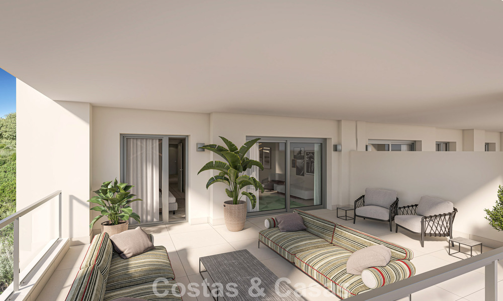 Hedendaagse luxe nieuwbouwappartementen met betoverend zeezicht te koop in Manilva, Costa del Sol 797580