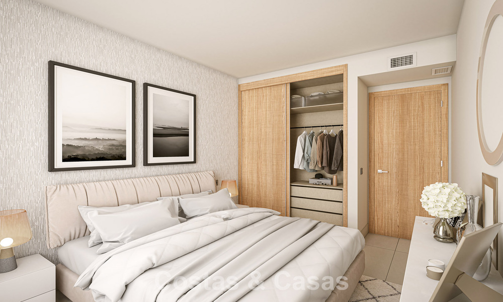 Hedendaagse luxe nieuwbouwappartementen met betoverend zeezicht te koop in Manilva, Costa del Sol 797585