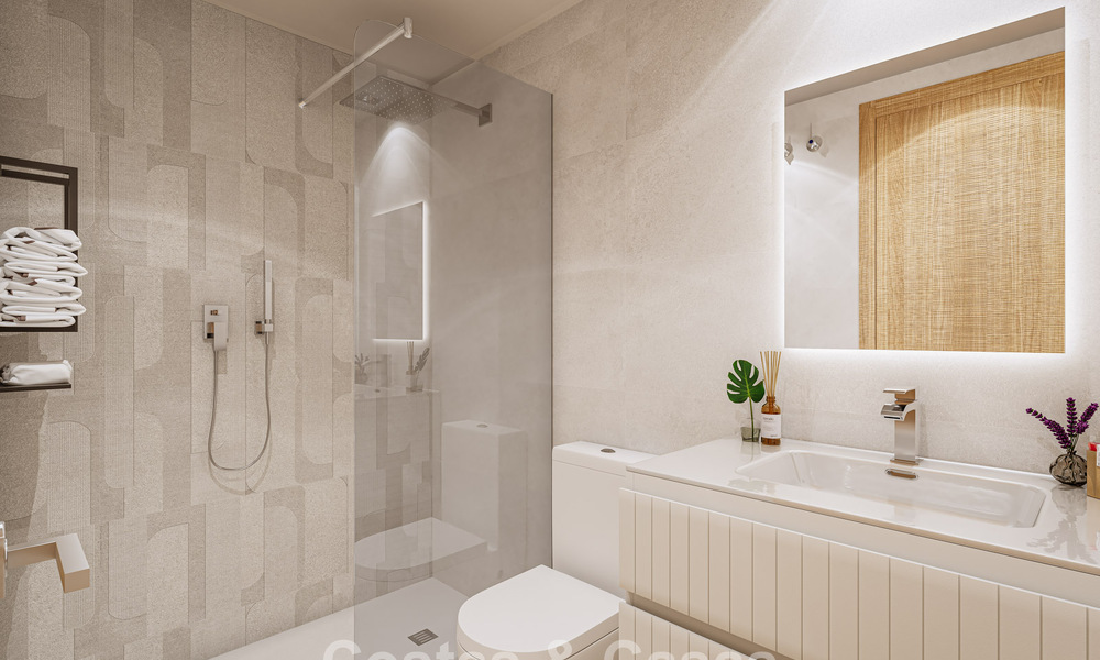 Hedendaagse luxe nieuwbouwappartementen met betoverend zeezicht te koop in Manilva, Costa del Sol 797586