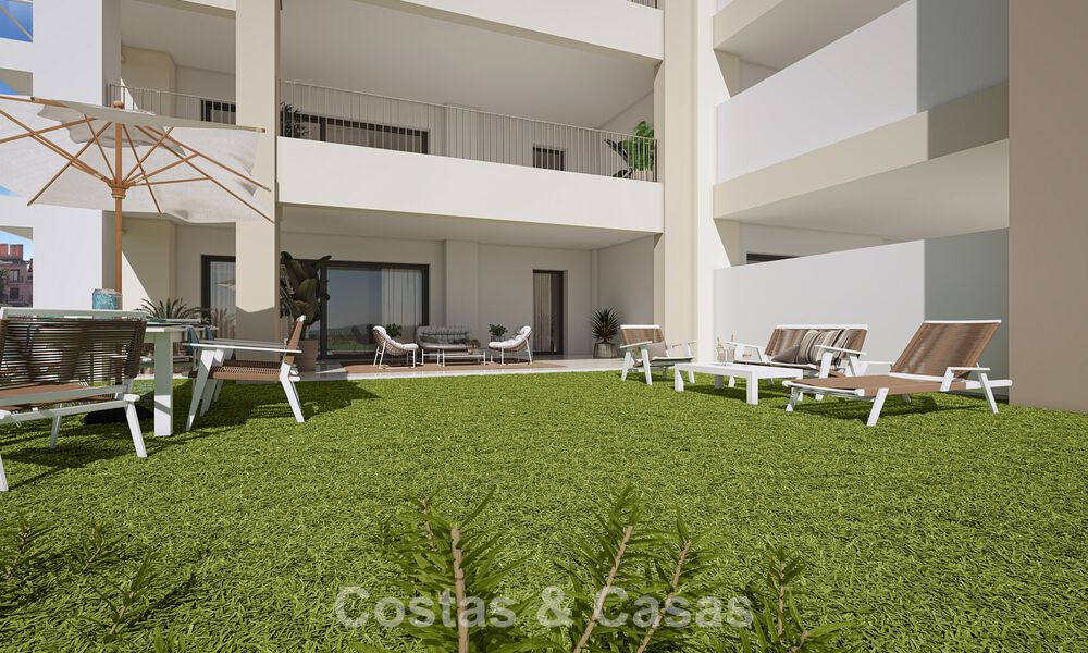 Hedendaagse luxe nieuwbouwappartementen met betoverend zeezicht te koop in Manilva, Costa del Sol 797594