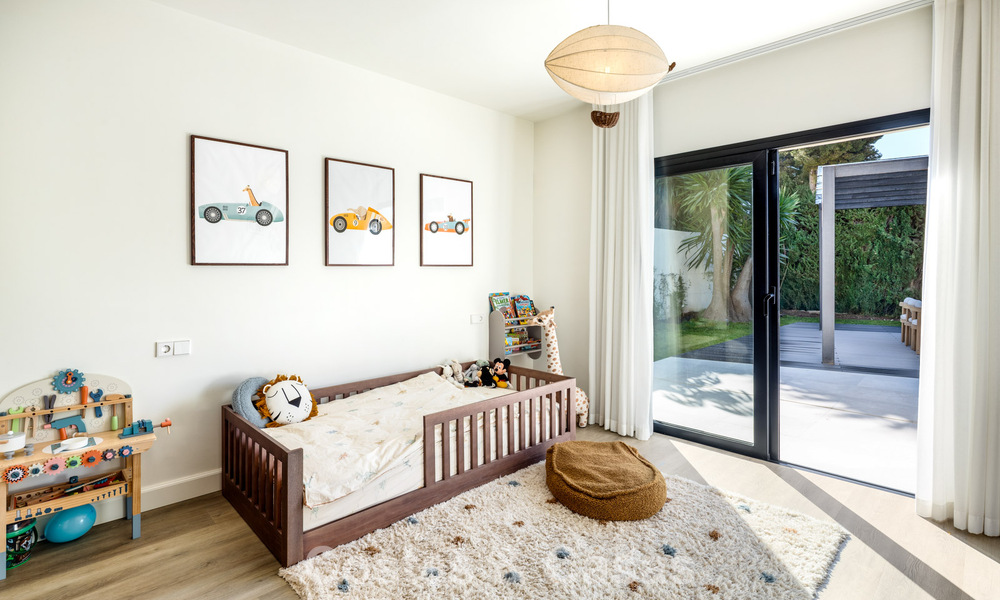 Hedendaagse Mediterrane villa te koop op loopafstand van het strand en voorzieningen van San Pedro, Marbella 797876