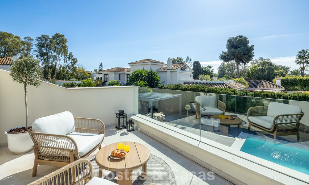 Hedendaagse Mediterrane villa te koop op loopafstand van het strand en voorzieningen van San Pedro, Marbella 797885
