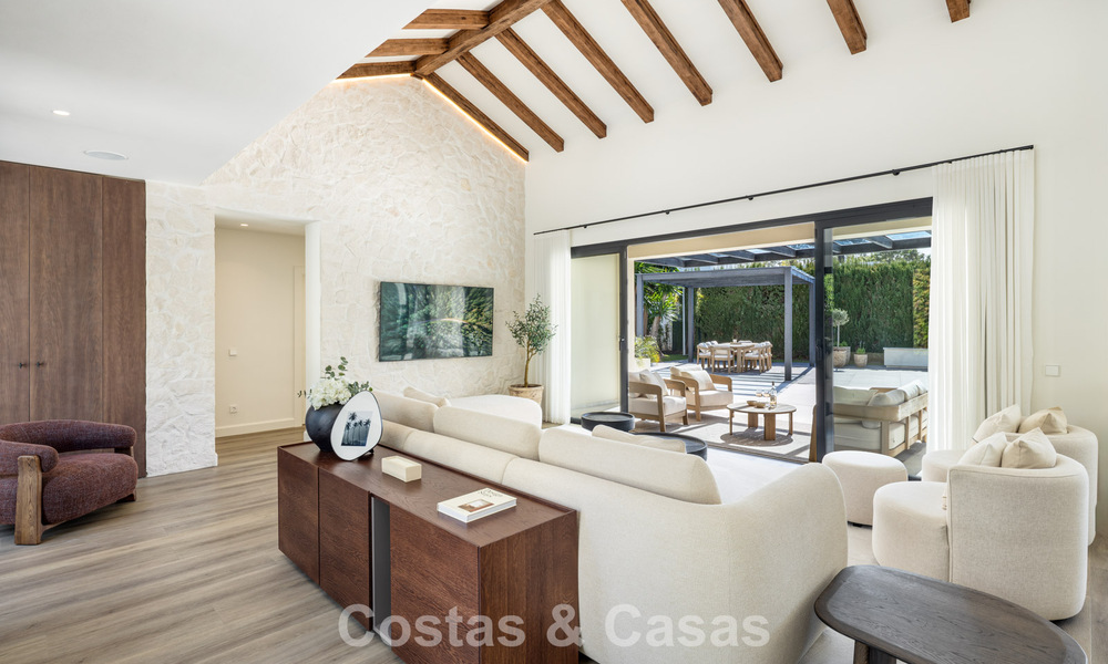 Hedendaagse Mediterrane villa te koop op loopafstand van het strand en voorzieningen van San Pedro, Marbella 797888