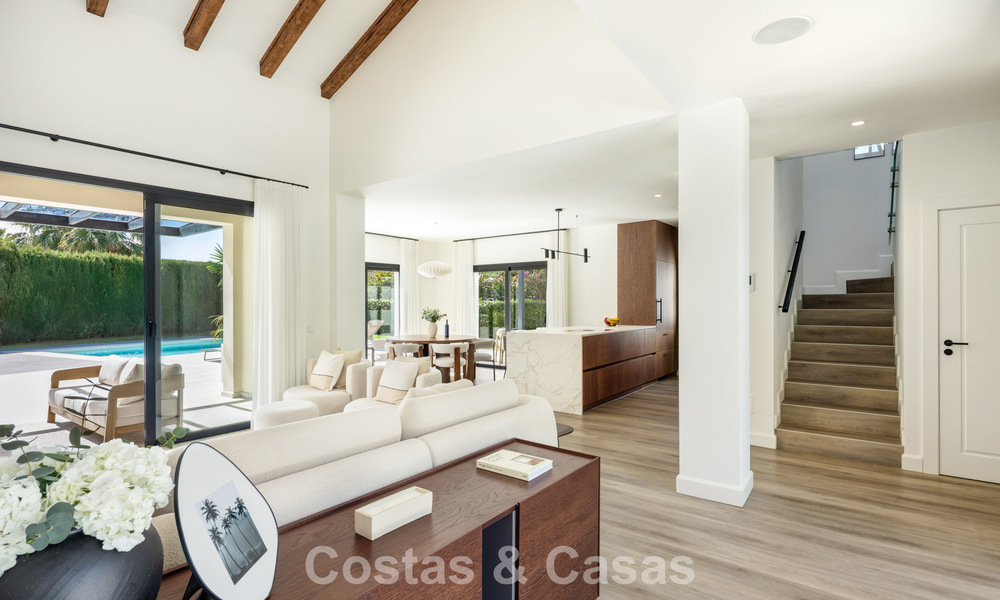 Hedendaagse Mediterrane villa te koop op loopafstand van het strand en voorzieningen van San Pedro, Marbella 797891