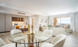 Ruim, gemoderniseerd 4-slaapkamerappartement met zeezicht te koop in Nueva Andalucia, Marbella 798265 