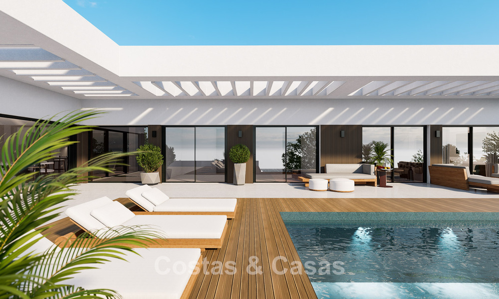 Luxueus villaproject te koop grenzend aan de golfbaan in Casares, Costa del Sol 798383