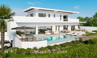 Exclusieve nieuwbouwvilla te koop op enkele minuten van het strand en de golfbanen in Casares, Costa del Sol 798511 