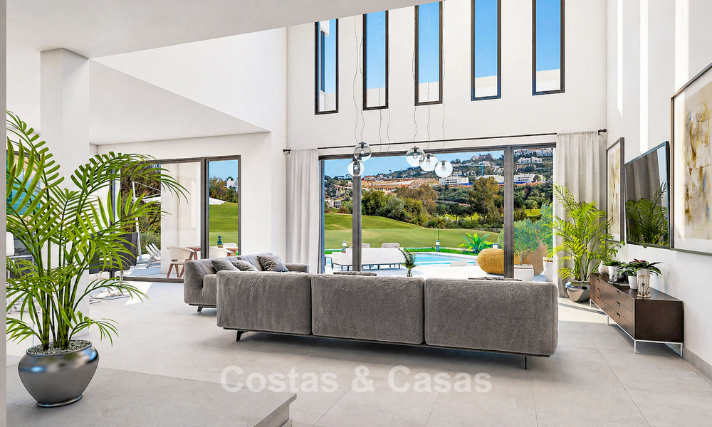 Gloednieuwe, gesofisticeerde luxevilla te koop aan de golfbaan in La Cala Golf Resort in Mijas, Costa del Sol 798583