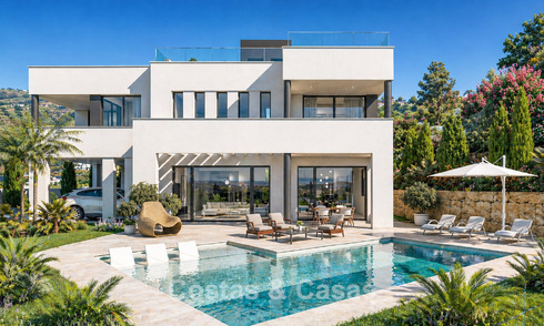 Gloednieuwe, gesofisticeerde luxevilla te koop aan de golfbaan in La Cala Golf Resort in Mijas, Costa del Sol 798586