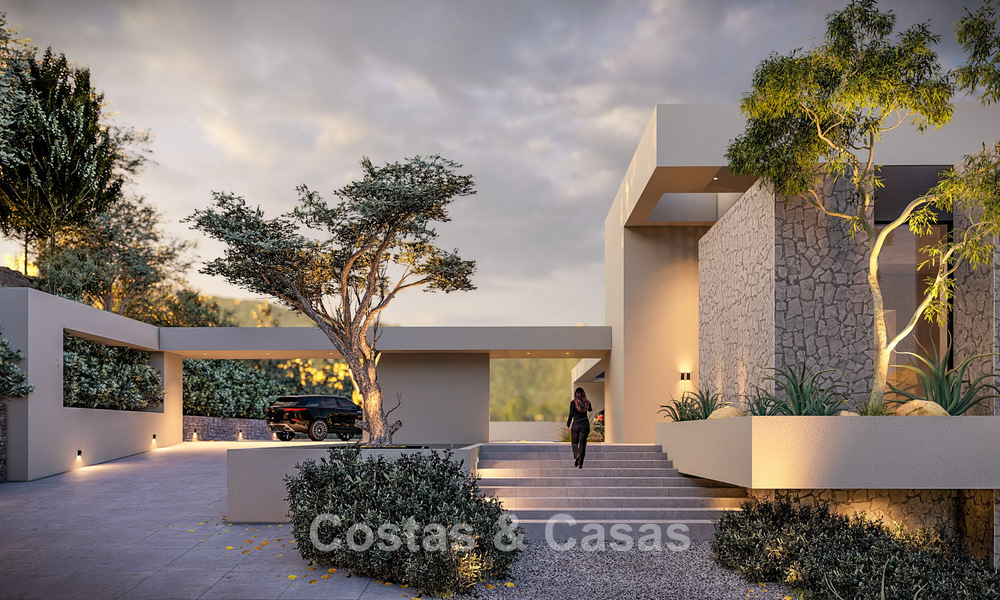 Uniek perceel met project voor een designervilla te koop in het exclusieve La Zagaleta resort in Marbella - Benahavis 798693