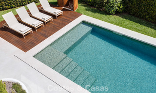 Instapklare, eigentijds-mediterrane nieuwe luxevilla te koop in een golfwijk van Marbella - Benahavis 798729 
