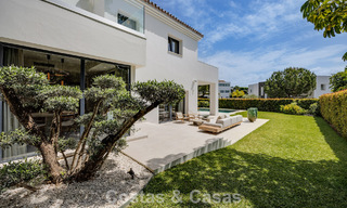 Instapklare, eigentijds-mediterrane nieuwe luxevilla te koop in een golfwijk van Marbella - Benahavis 798747 