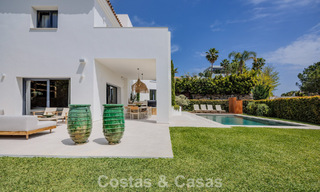 Instapklare, eigentijds-mediterrane nieuwe luxevilla te koop in een golfwijk van Marbella - Benahavis 798748 