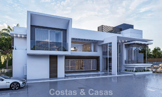 Exclusieve moderne villa in aanbouw te koop in Guadalmina Baja, Marbella 798828 