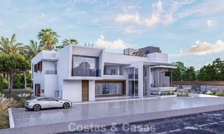 Exclusieve moderne villa in aanbouw te koop in Guadalmina Baja, Marbella 798831 
